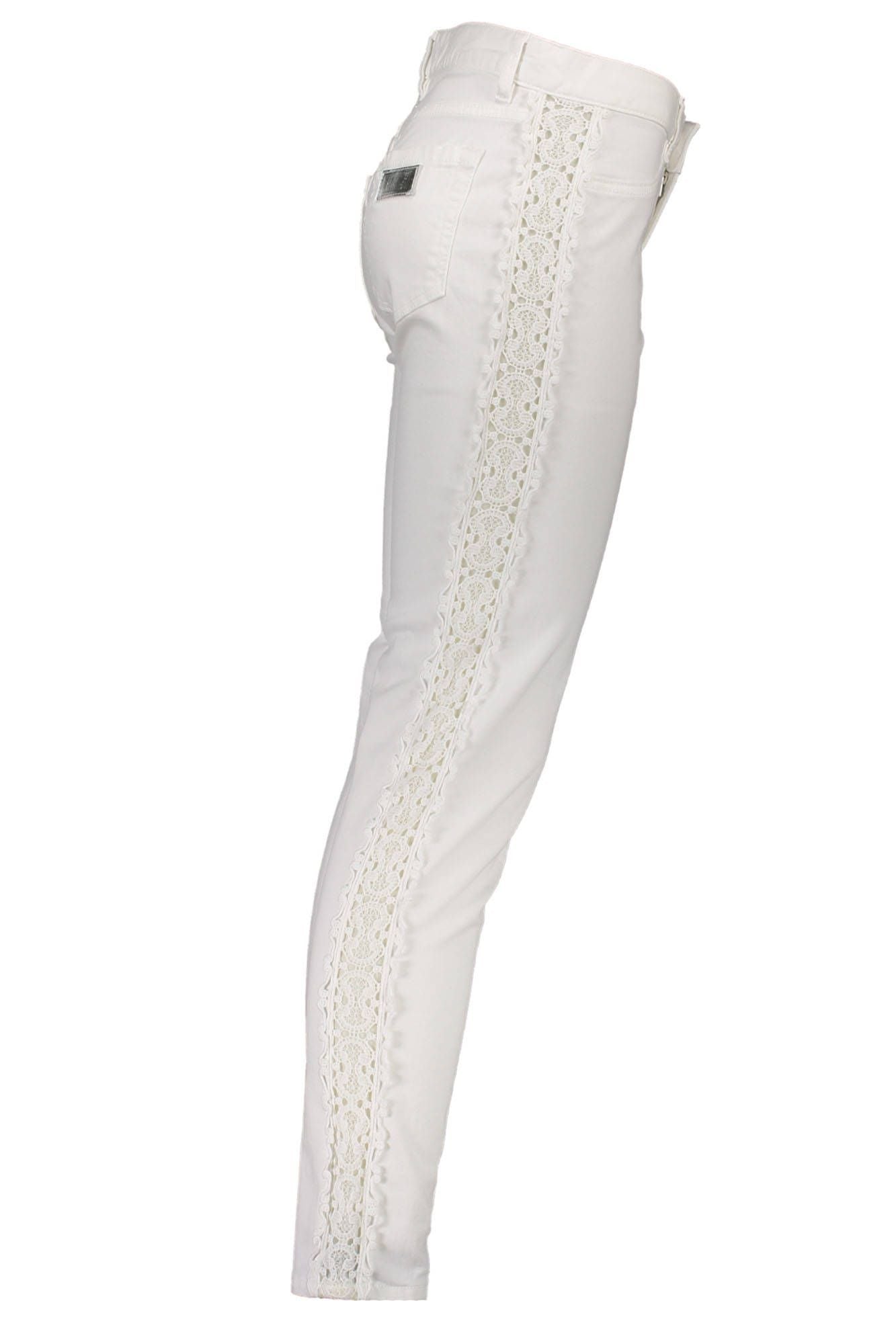 Just Cavalli White Cotton Women Pants