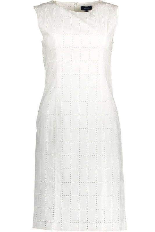 Gant White Cotton Women Dress