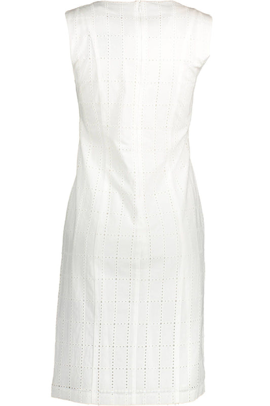 Gant White Cotton Women Dress