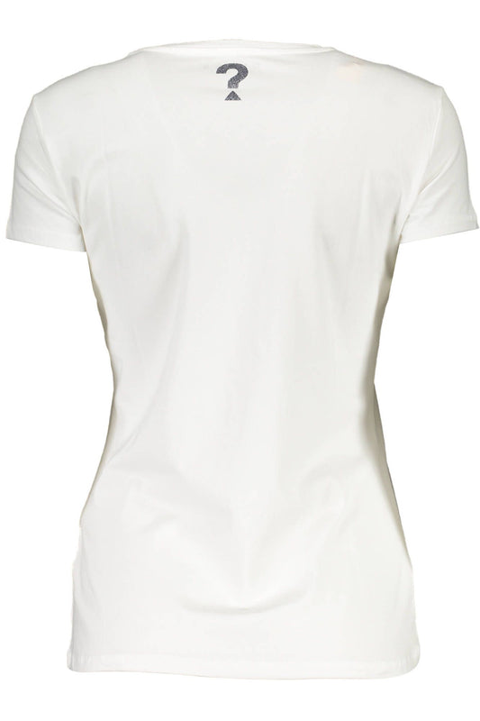 Guess Jeans White Cotton Women T-Shirt