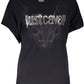 Just Cavalli Black Polyester Women T-Shirt