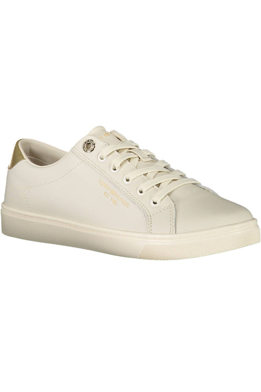 Tommy Hilfiger Beige Polyester Women Sneaker