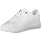 Tommy Hilfiger White Polyester Women Sneaker