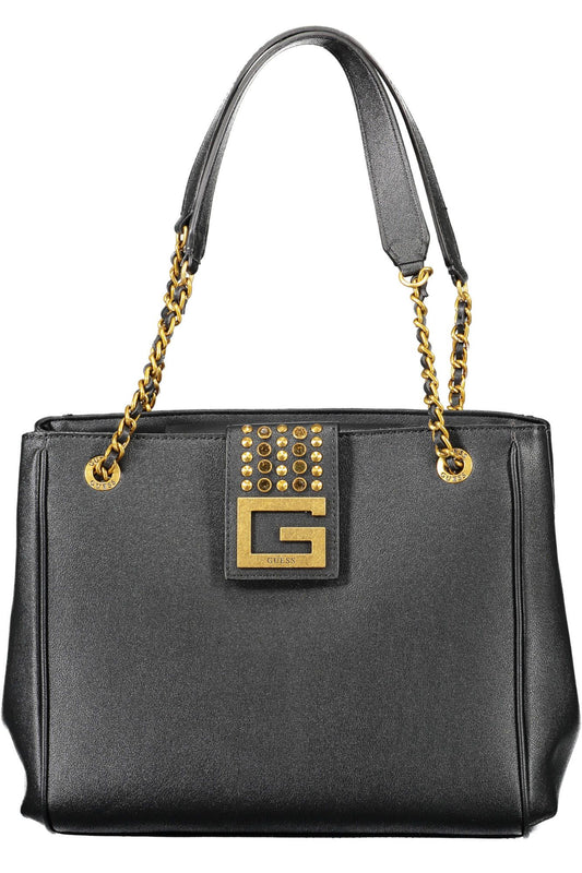 Guess Jeans Black Polyurethane Women Handbag