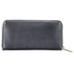 Tommy Hilfiger "Blue Leather Women Wallet with Multiple Compartments"