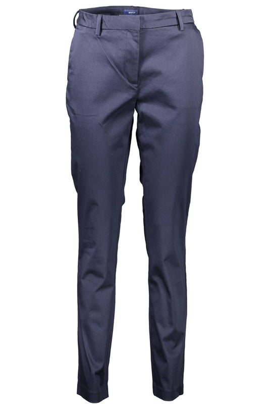 Gant Blue Cotton Women Pant