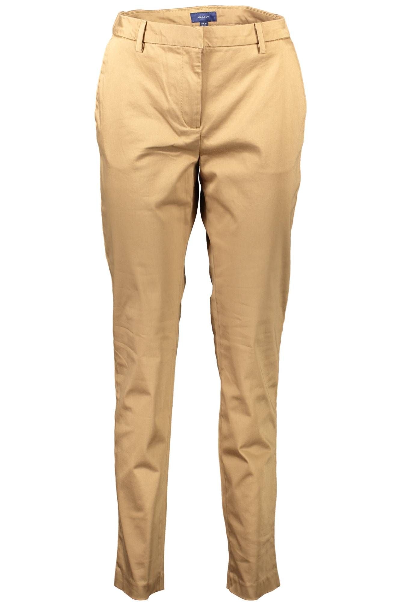 Gant Brown Cotton Women Trouser