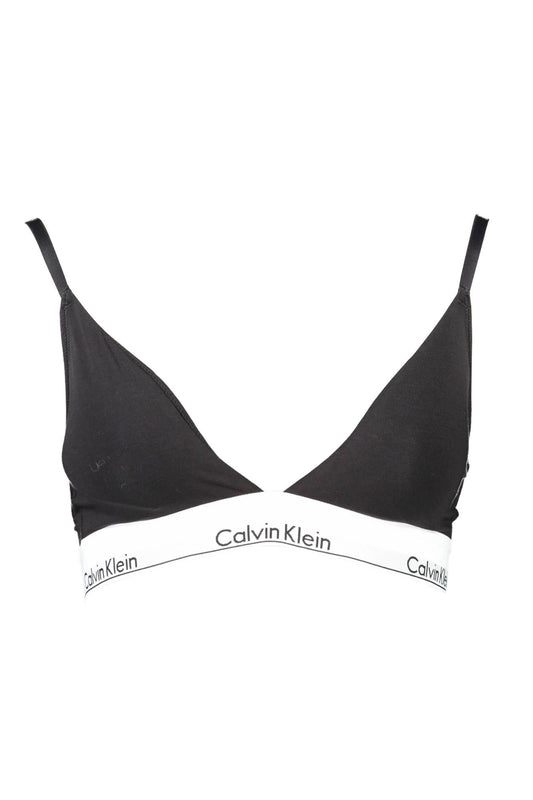 Calvin Klein Black Cotton Women Triangle Bra