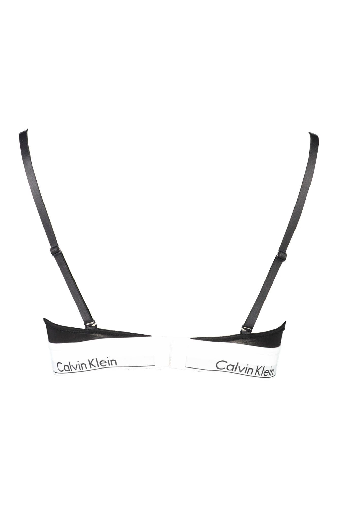 Calvin Klein Black Cotton Women Triangle Bra