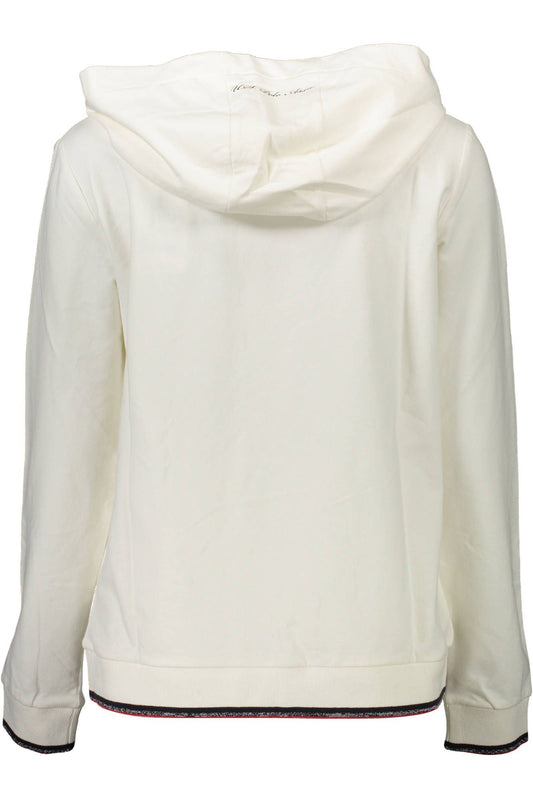 U.S. POLO ASSN. White Cotton Women Sweater