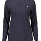 U.S. POLO ASSN. Blue Cotton Women Polo Shirt