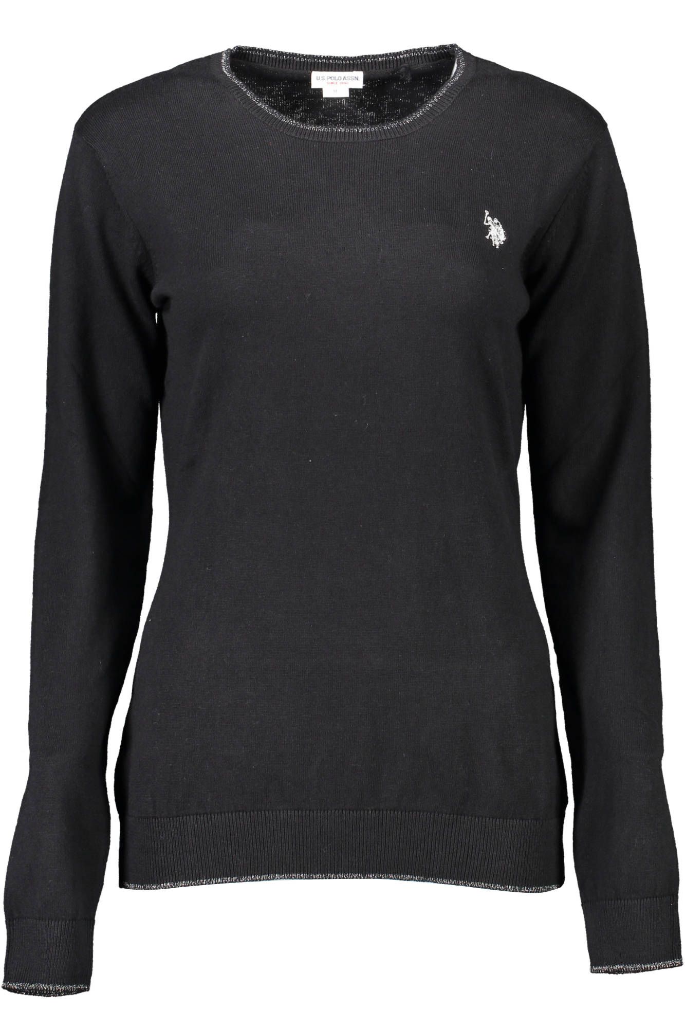 U.S. POLO ASSN. Black Cotton Women Sweater