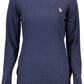 U.S. POLO ASSN. Blue Cotton Women Sweater