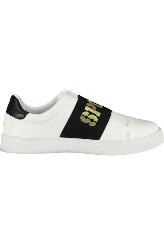 Plein Sport White Polyester Women Sneaker