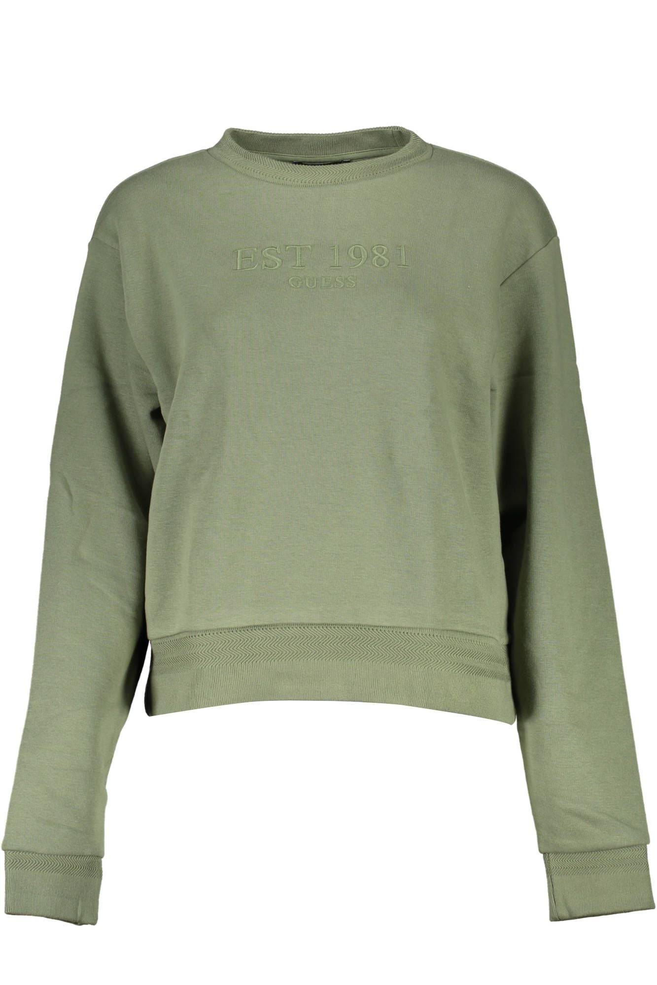 Guess Jeans Green Cotton Women Sweater