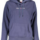 Tommy Hilfiger Blue Cotton Women Hoodie