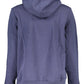 Tommy Hilfiger Blue Cotton Women Hoodie