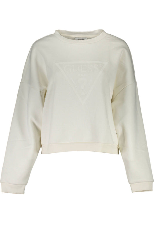 Guess Jeans White Cotton Women Sweater