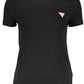 Guess Jeans Black Cotton Women T-Shirt