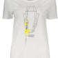 Cavalli Class White Cotton Women T-Shirt