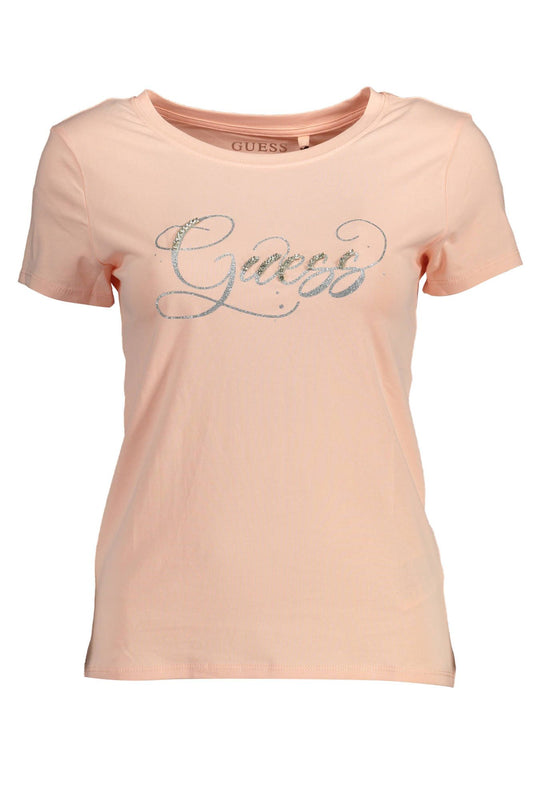 Guess Jeans Pink Cotton Women Top