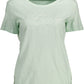 Guess Jeans Green Cotton Women T-Shirt