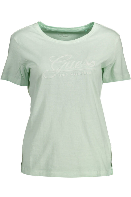 Guess Jeans Green Cotton Women T-Shirt