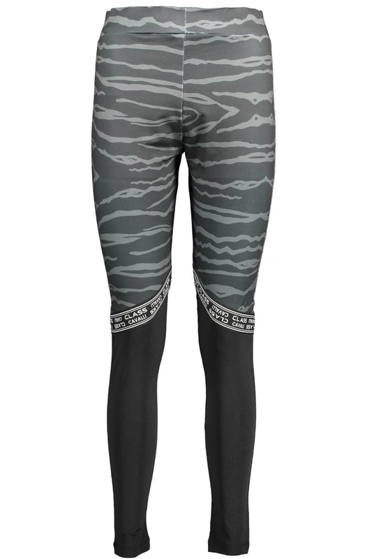 Cavalli Class Black Polyester Women Legging