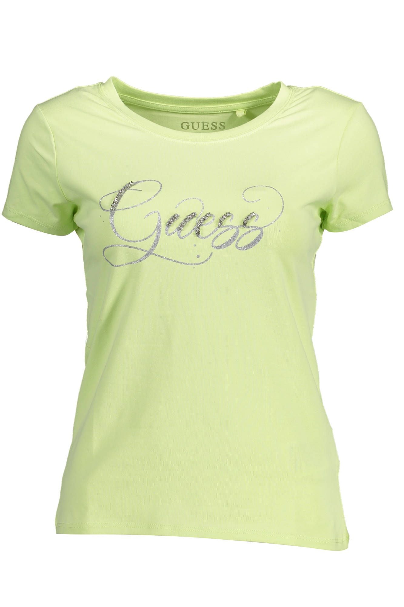 Guess Jeans Green Cotton Women TShirt