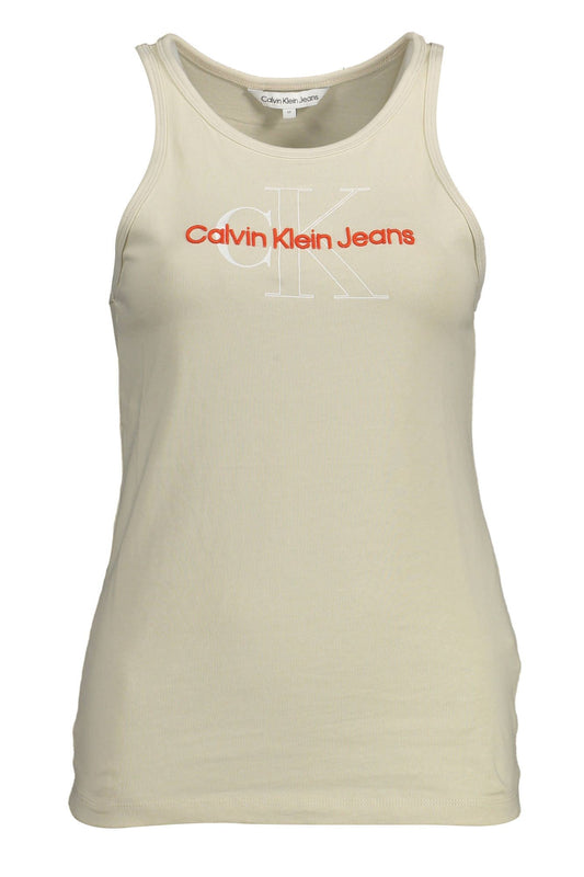 Calvin Klein Beige Cotton Women Top