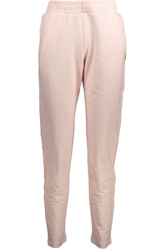 Plein Sport Pink Cotton Women Pants