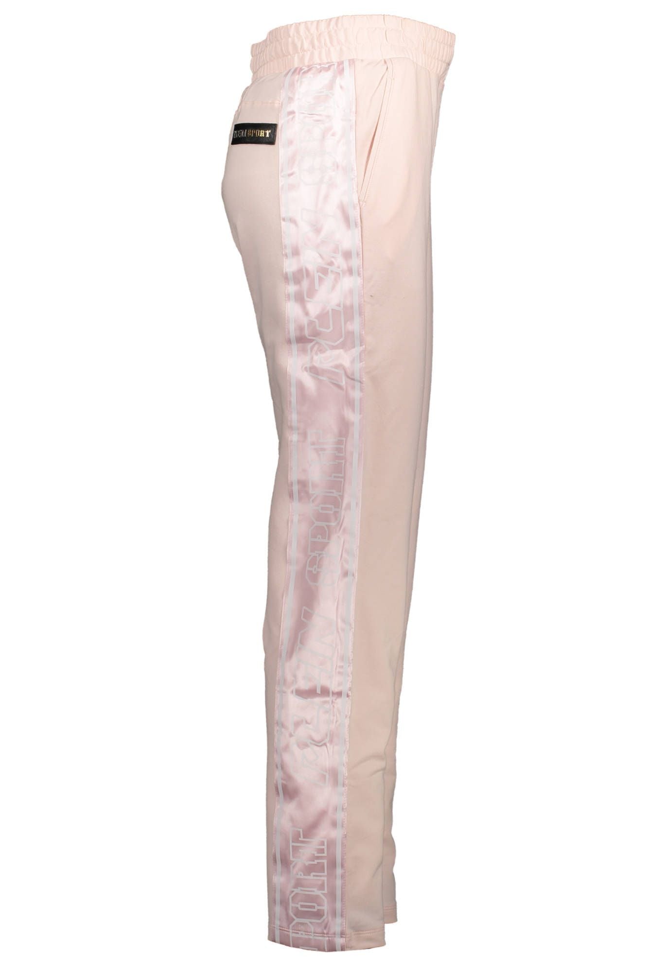 Plein Sport Pink Cotton Women Pants