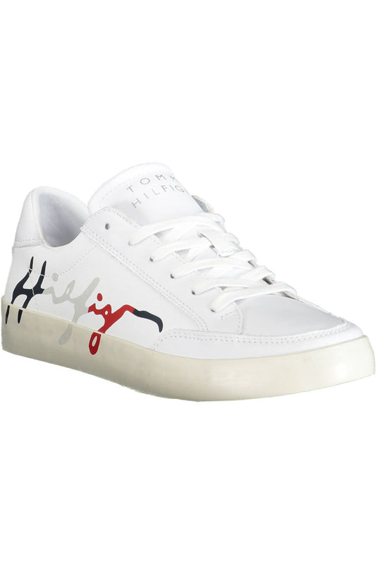 Tommy Hilfiger White Cotton Women Sneaker