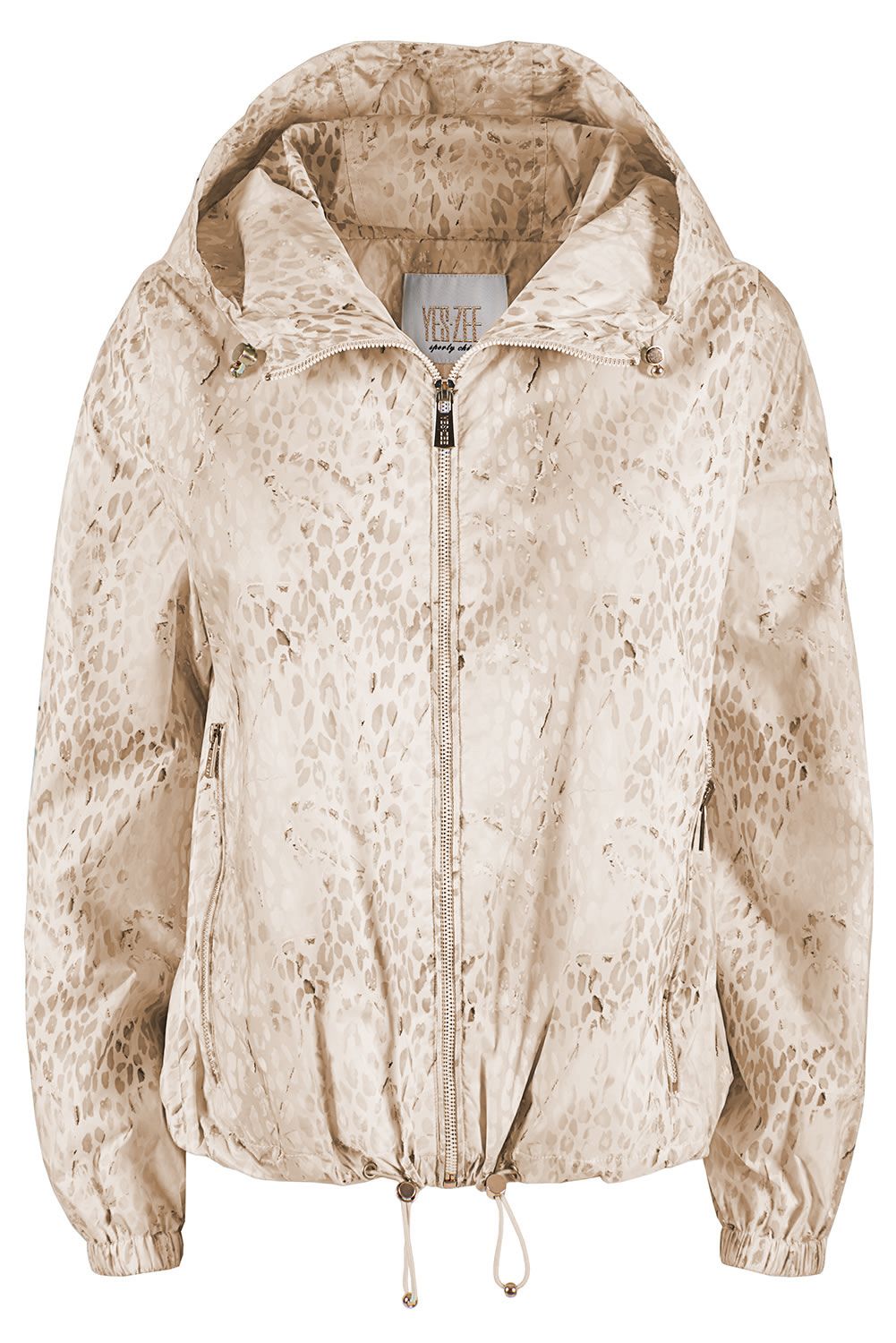 Yes Zee Beige Polyester Women Jacket