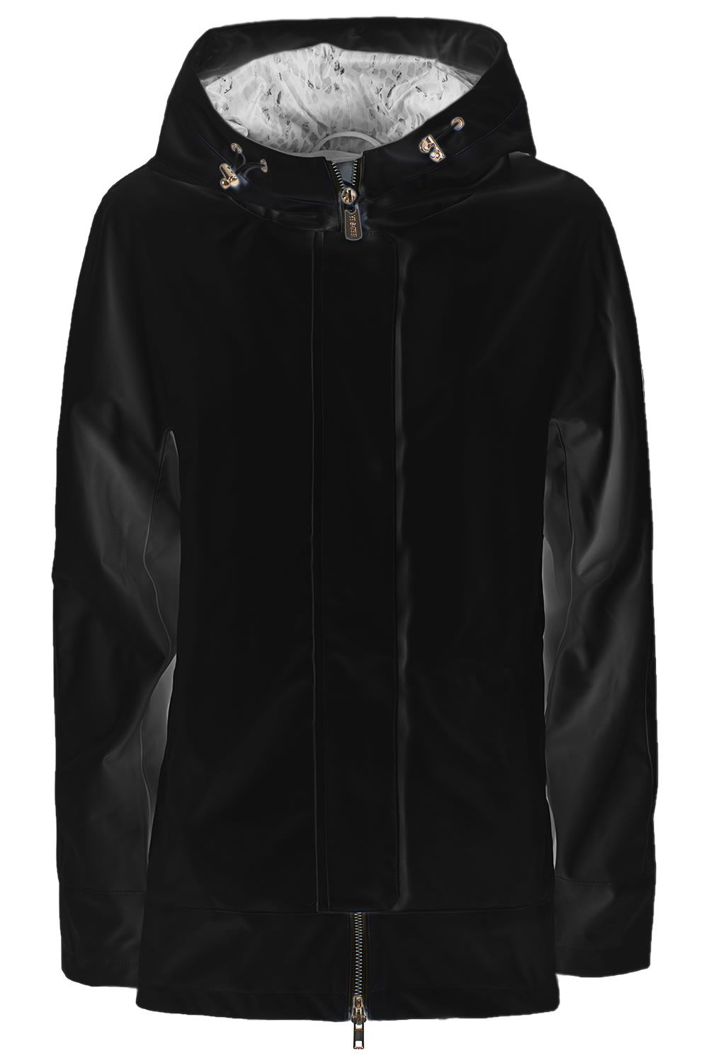 Yes Zee Black Polyester Women Jacket