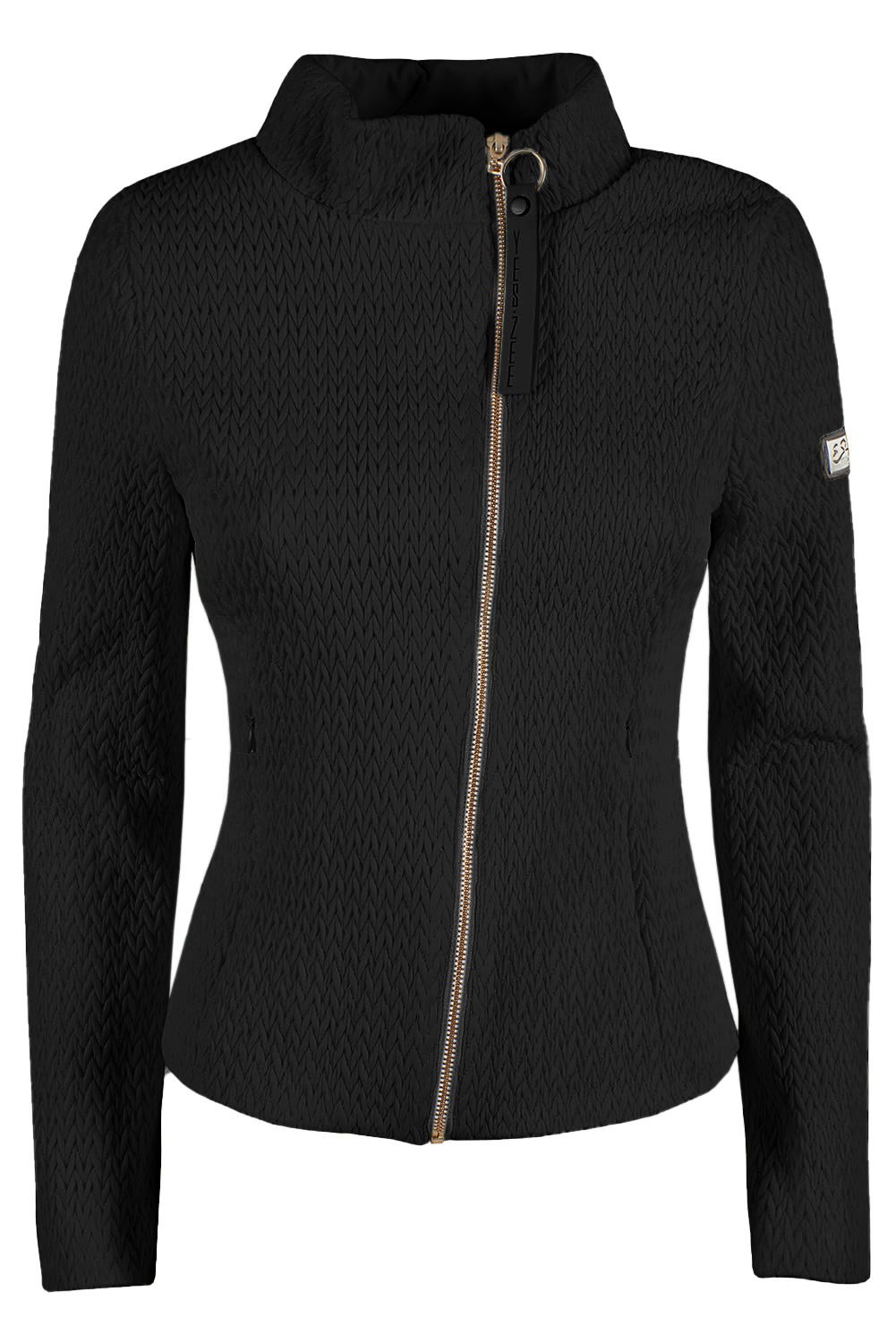 Yes Zee Black Nylon Women Jacket