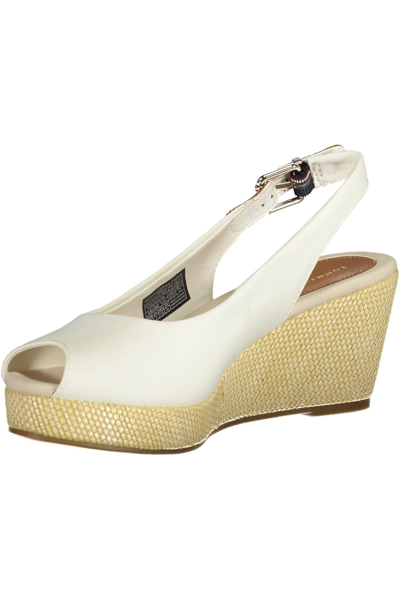 Tommy Hilfiger White Polyester Women Sandal