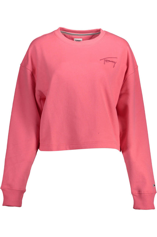 Tommy Hilfiger Pink Cotton Women Sweater