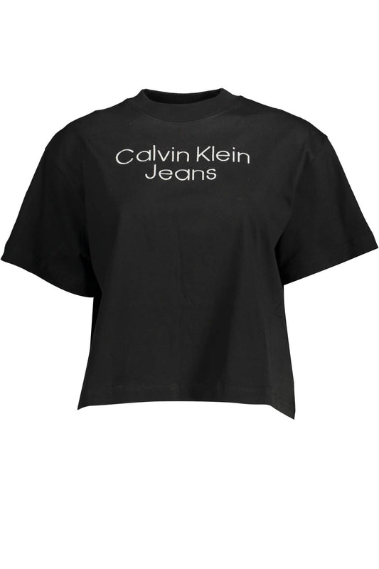 Calvin Klein Black Cotton Women Top