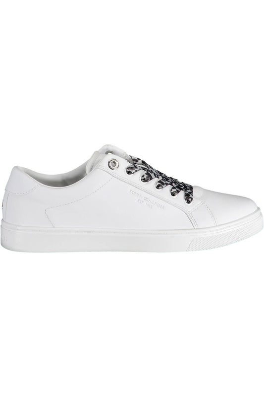 Tommy Hilfiger White Polyester Women Sneaker