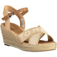 Tommy Hilfiger Beige Polyester Women Sandal