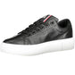 Tommy Hilfiger Black Leather Women Sneaker