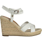 Tommy Hilfiger White Polyester Women Sandal