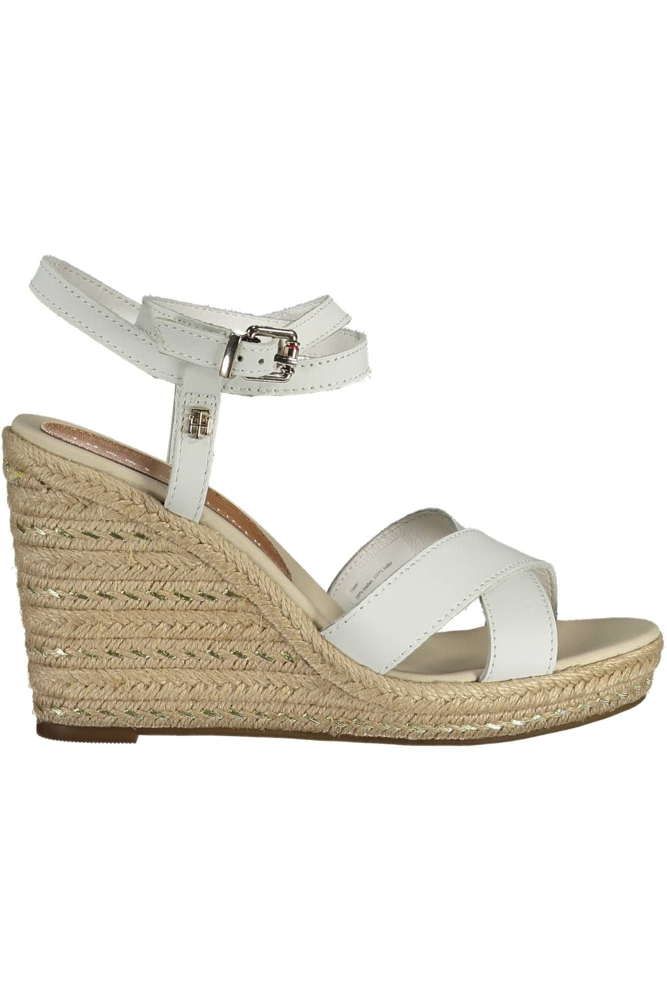 Tommy Hilfiger White Polyester Women Sandal