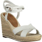 Tommy Hilfiger White Polyester Women Sandal