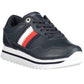 Tommy Hilfiger Blue Leather Women Sneaker