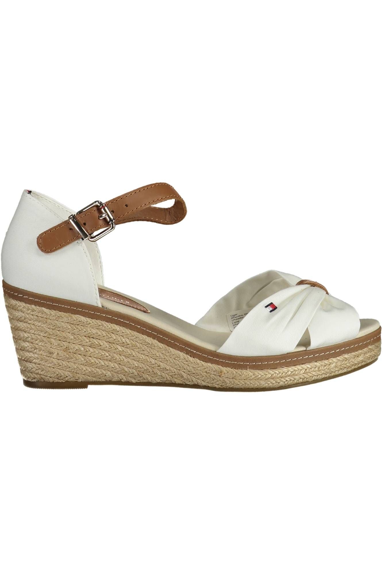 Tommy Hilfiger White Cotton Women Sandal