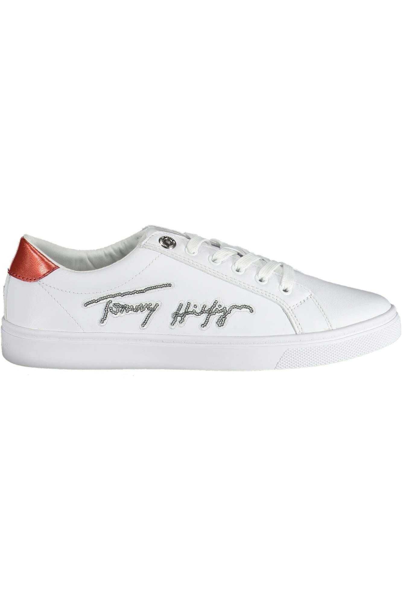 Tommy Hilfiger White Polyester Women Sneaker