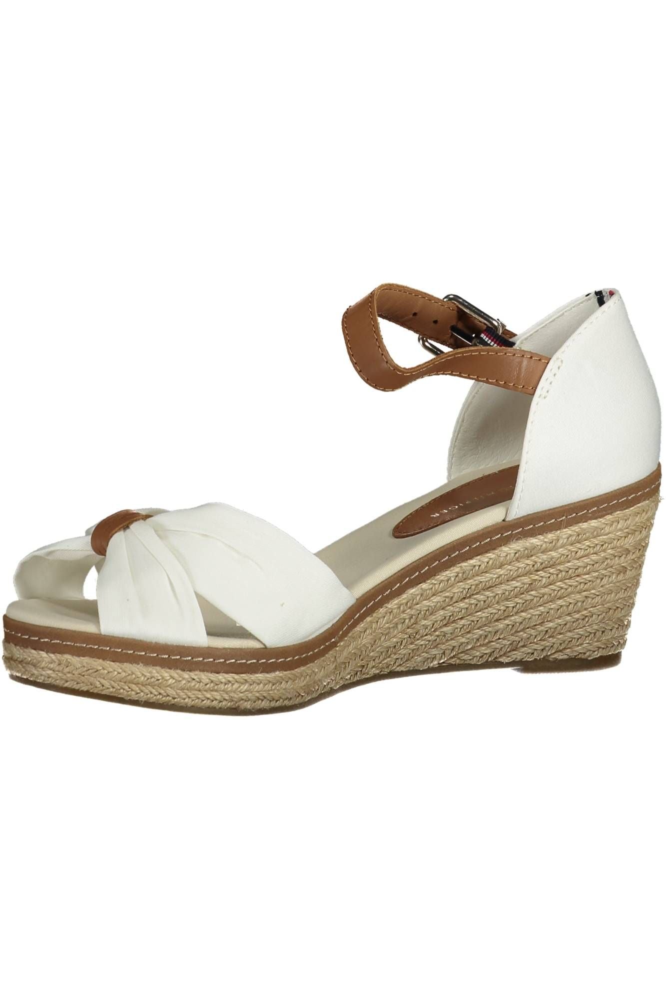 Tommy Hilfiger White Cotton Women Sandal