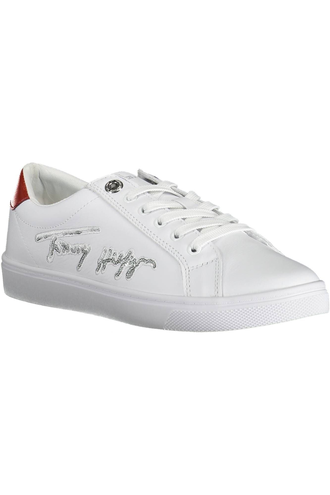 Tommy Hilfiger White Polyester Women Sneaker